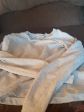 Light Gray Crewneck Top